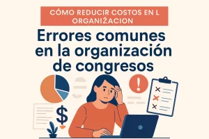 cómo reducir costos en la organización de Errores comunes en la organización de congresos