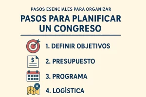 pasos esenciales para organizar Pasos para planificar un congreso