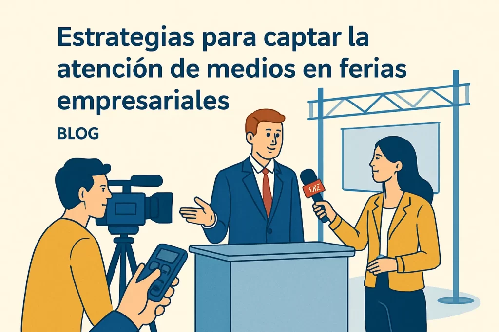 Estrategias para captar la atención de medios en ferias empresariales