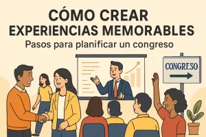 cómo crear experiencias memorables en Pasos para planificar un congreso
