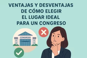ventajas y desventajas de Cómo elegir el lugar ideal para un congreso