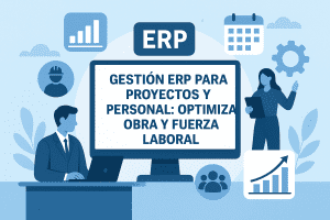 Gestión ERP para proyectos y personal: optimiza obra y fuerza laboral