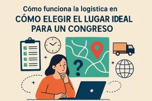 cómo funciona la logística en Cómo elegir el lugar ideal para un congreso