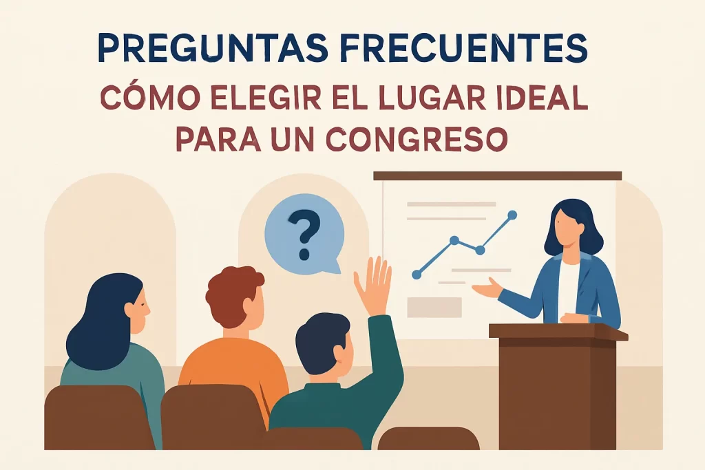 preguntas frecuentes sobre Cómo elegir el lugar ideal para un congreso
