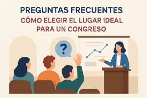 preguntas frecuentes sobre Cómo elegir el lugar ideal para un congreso