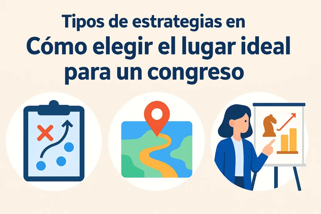 tipos-de-estrategias-en-Como-elegir-el-lugar-ideal-para-un-congreso | Atlántico Eventos tipos de estrategias en Cómo elegir el lugar ideal para un congreso