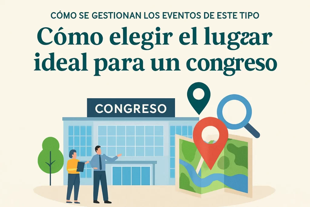 cómo se gestionan los eventos de este tipo Cómo elegir el lugar ideal para un congreso