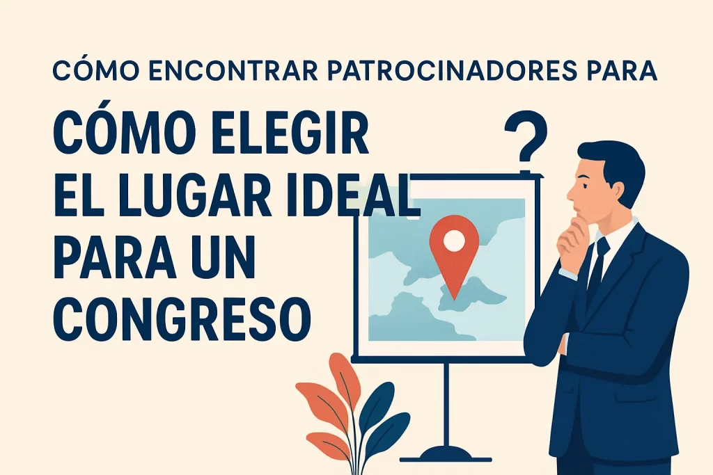 cómo encontrar patrocinadores para Cómo elegir el lugar ideal para un congreso