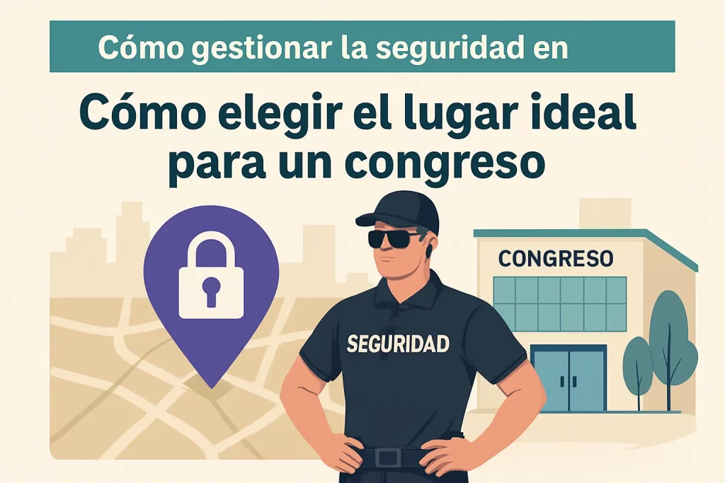 cómo gestionar la seguridad en Cómo elegir el lugar ideal para un congreso