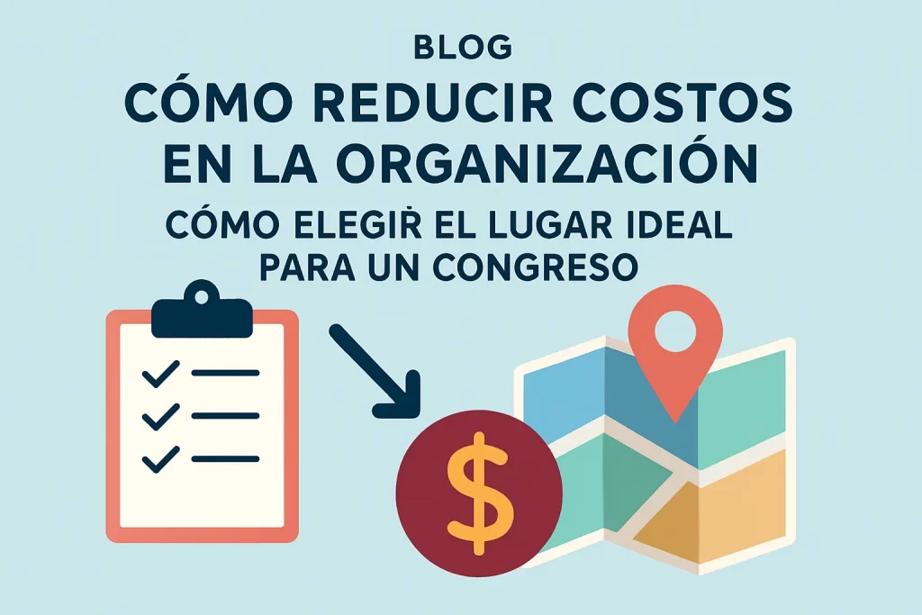 cómo reducir costos en la organización de Cómo elegir el lugar ideal para un congreso