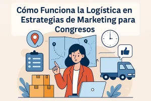 cómo funciona la logística en Estrategias de marketing para congresos