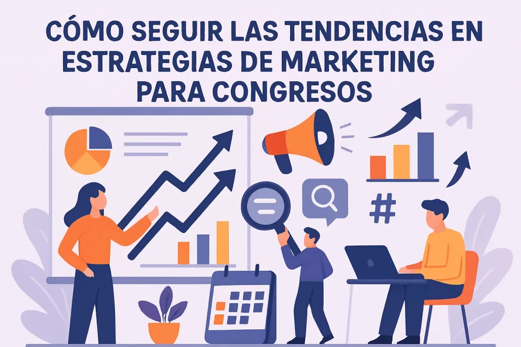 cómo seguir las tendencias en Estrategias de marketing para congresos