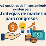 Qué opciones de financiamiento existen para estrategias de marketing para congresos