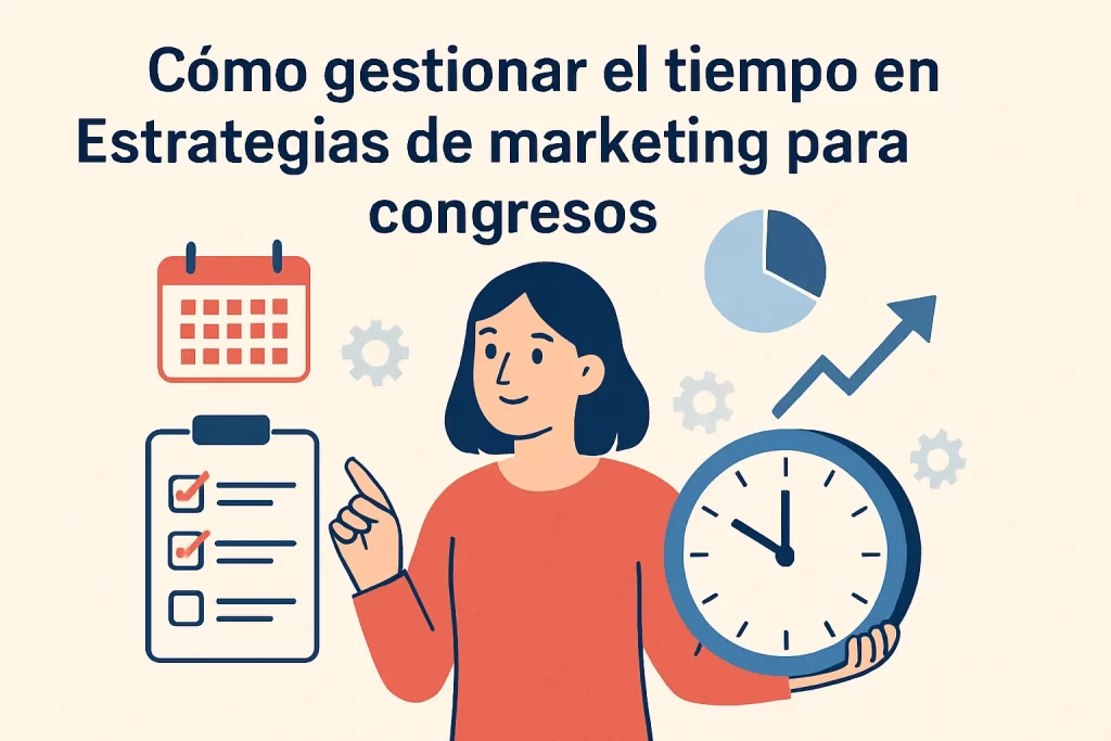 cómo gestionar el tiempo en Estrategias de marketing para congresos