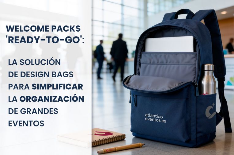 Welcome packs 'ready-to-go': La solución de Design Bags para simplificar la organización de grandes eventos