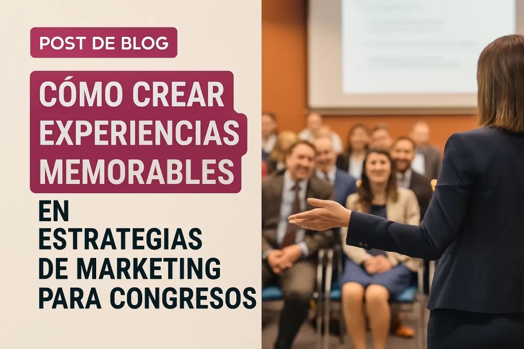 cómo crear experiencias memorables en Estrategias de marketing para congresos