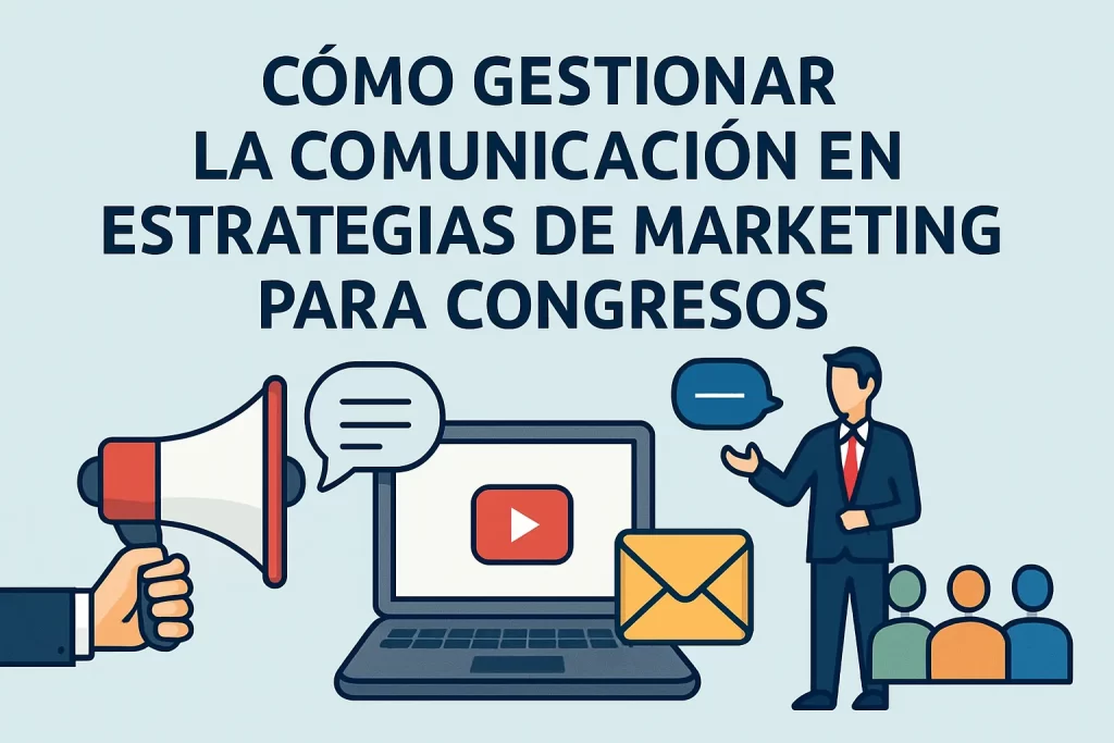 cómo gestionar la comunicación en Estrategias de marketing para congresos