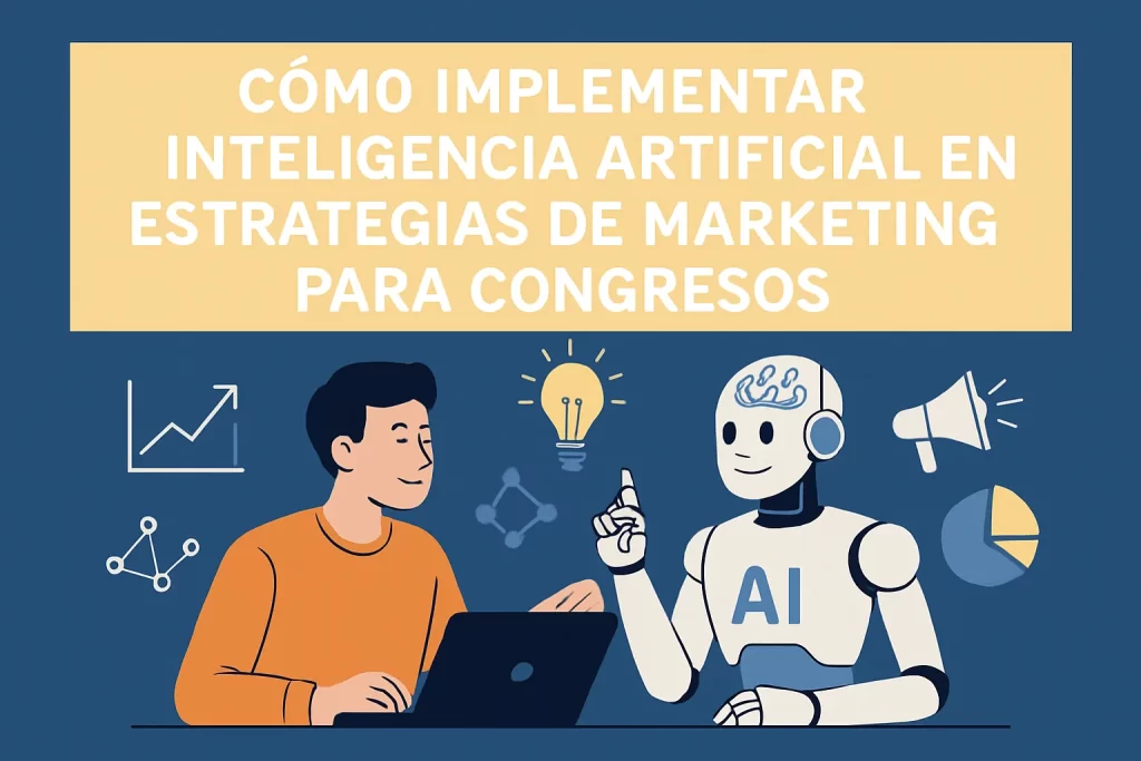 cómo implementar inteligencia artificial en Estrategias de marketing para congresos