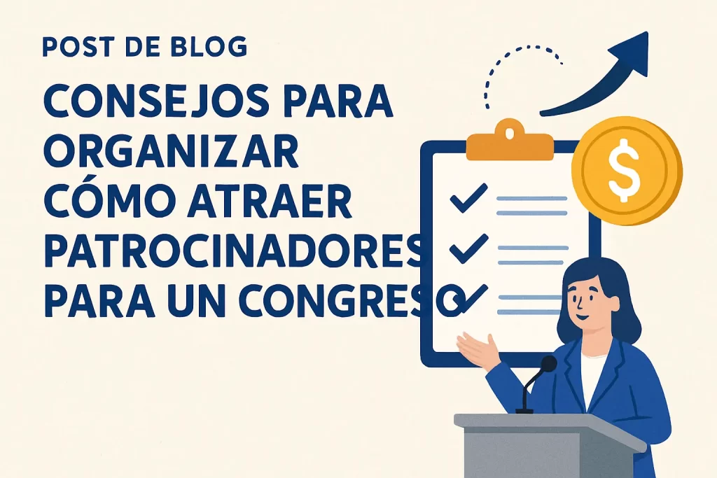 consejos para organizar Cómo atraer patrocinadores para un congreso