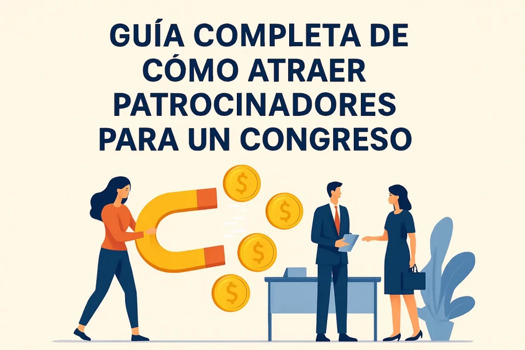 guía completa de Cómo atraer patrocinadores para un congreso