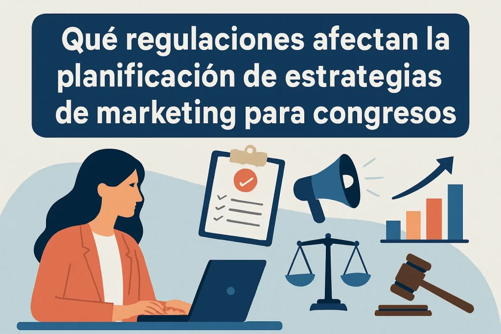 qué regulaciones afectan la planificación de Estrategias de marketing para congresos