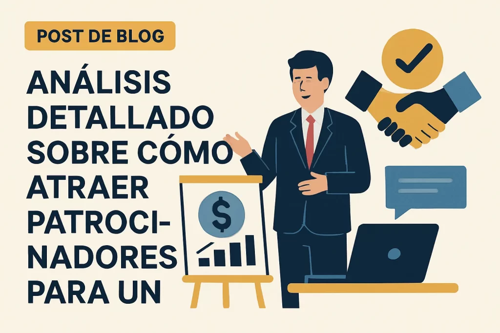 análisis detallado sobre Cómo atraer patrocinadores para un congreso