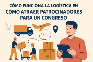 cómo funciona la logística en Cómo atraer patrocinadores para un congreso