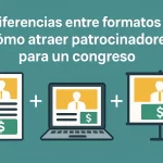 Diferencias entre formatos para atraer patrocinadores en congresos: guía completa