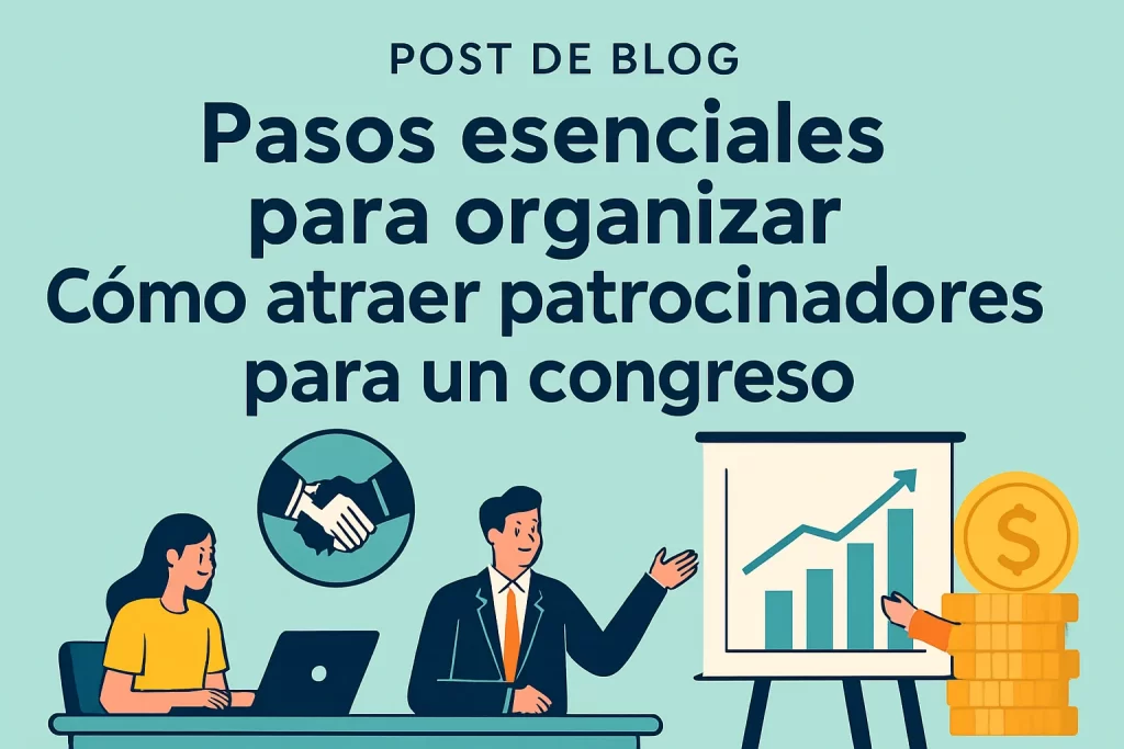 pasos esenciales para organizar Cómo atraer patrocinadores para un congreso