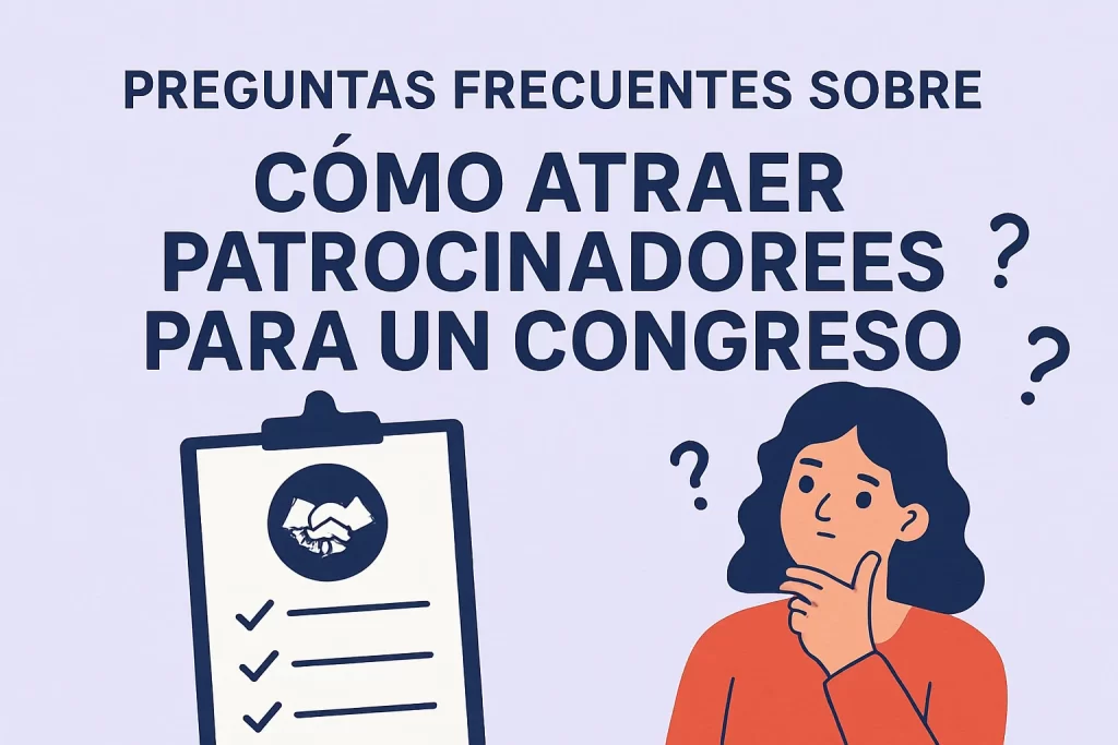 preguntas frecuentes sobre Cómo atraer patrocinadores para un congreso