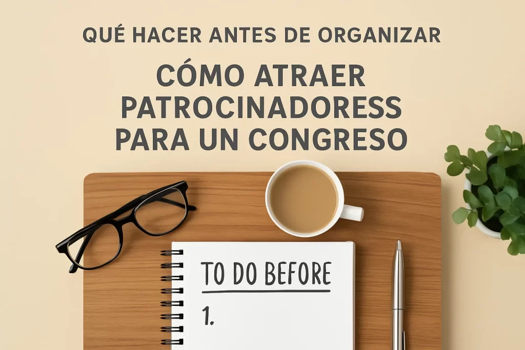 qué hacer antes de organizar Cómo atraer patrocinadores para un congreso