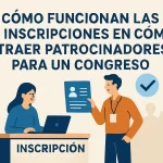 Cómo funcionan las inscripciones para atraer patrocinadores en un congreso exitoso