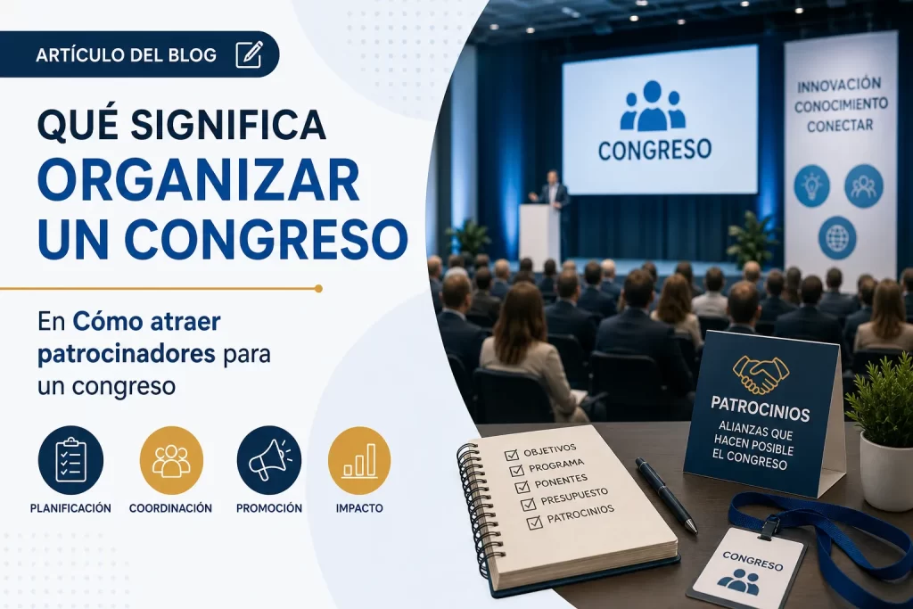 qué significa organizar un congreso en Cómo atraer patrocinadores para un congreso