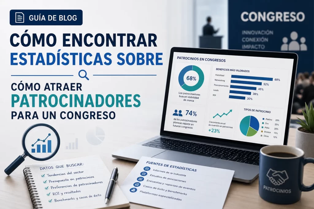 cómo encontrar estadísticas sobre Cómo atraer patrocinadores para un congreso