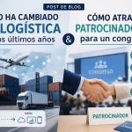Cómo ha cambiado la logística en los últimos años y cómo atraer patrocinadores para un congreso