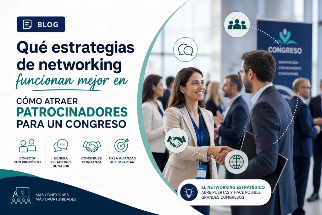 qué estrategias de networking funcionan mejor en Cómo atraer patrocinadores para un congreso