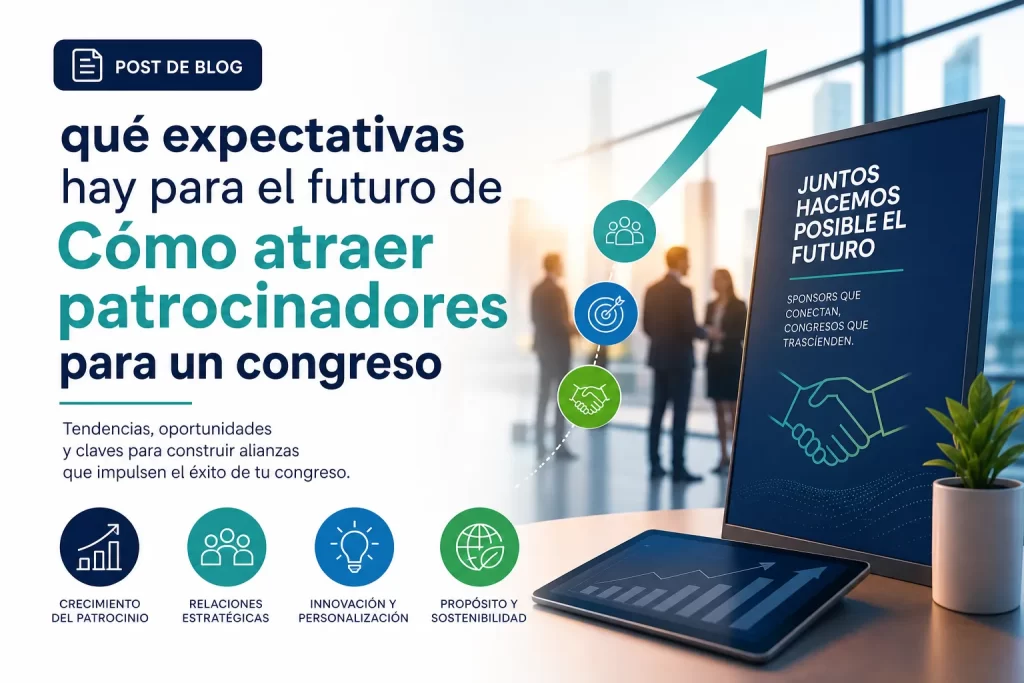 qué expectativas hay para el futuro de Cómo atraer patrocinadores para un congreso