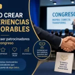 Cómo crear experiencias memorables para atraer patrocinadores a tu congreso