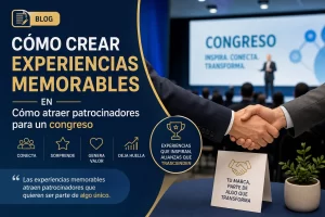 cómo crear experiencias memorables en Cómo atraer patrocinadores para un congreso