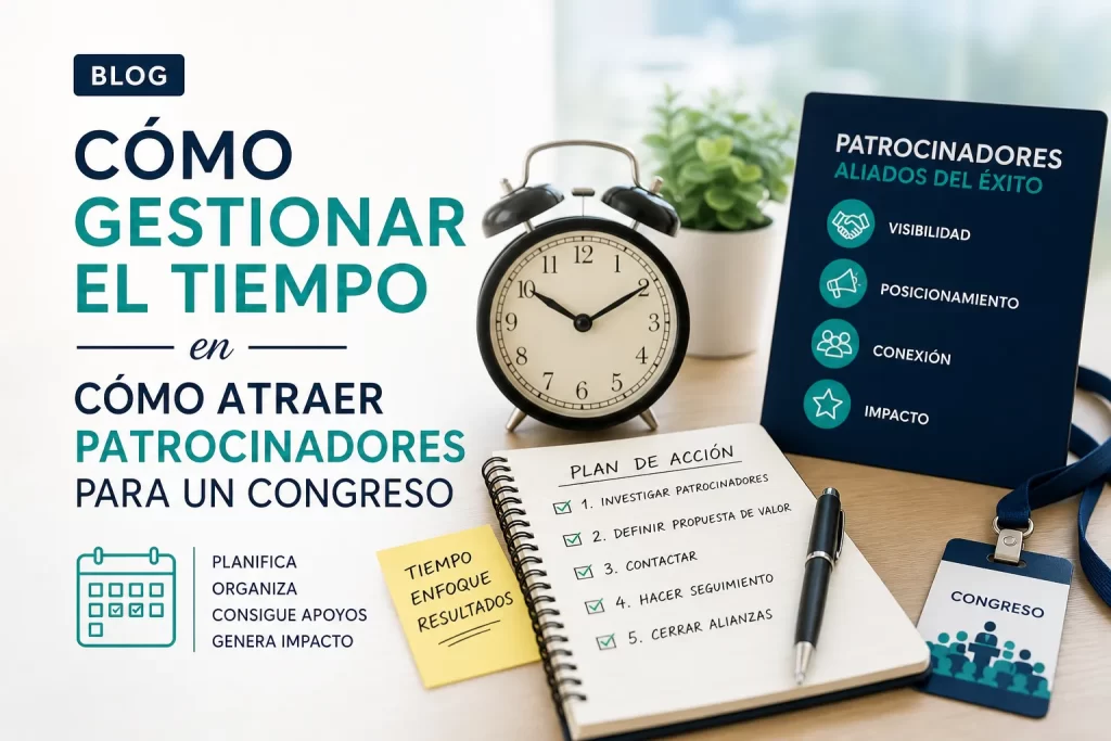 cómo gestionar el tiempo en Cómo atraer patrocinadores para un congreso