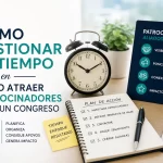 Cómo gestionar el tiempo al atraer patrocinadores para un congreso: guía práctica
