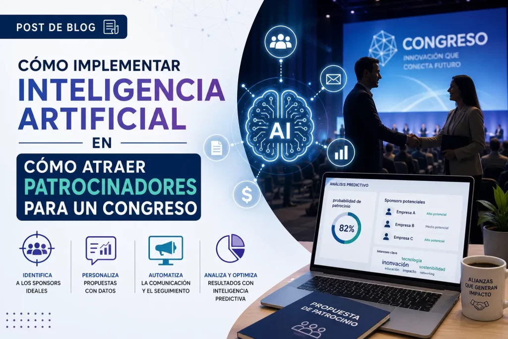 cómo implementar inteligencia artificial en Cómo atraer patrocinadores para un congreso