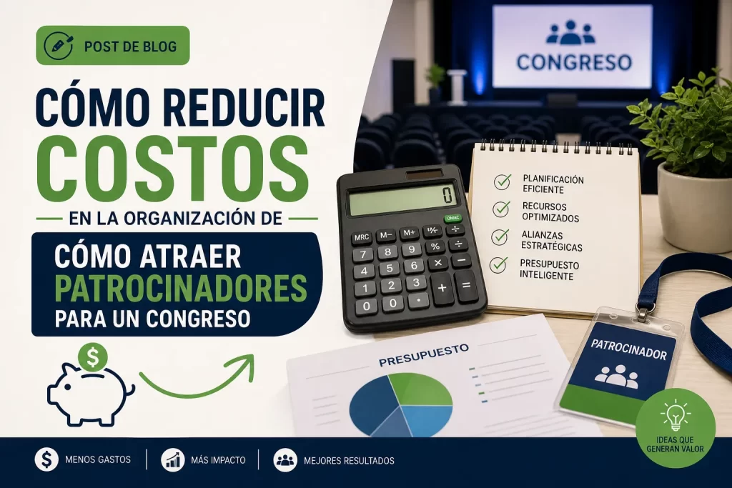 cómo reducir costos en la organización de Cómo atraer patrocinadores para un congreso