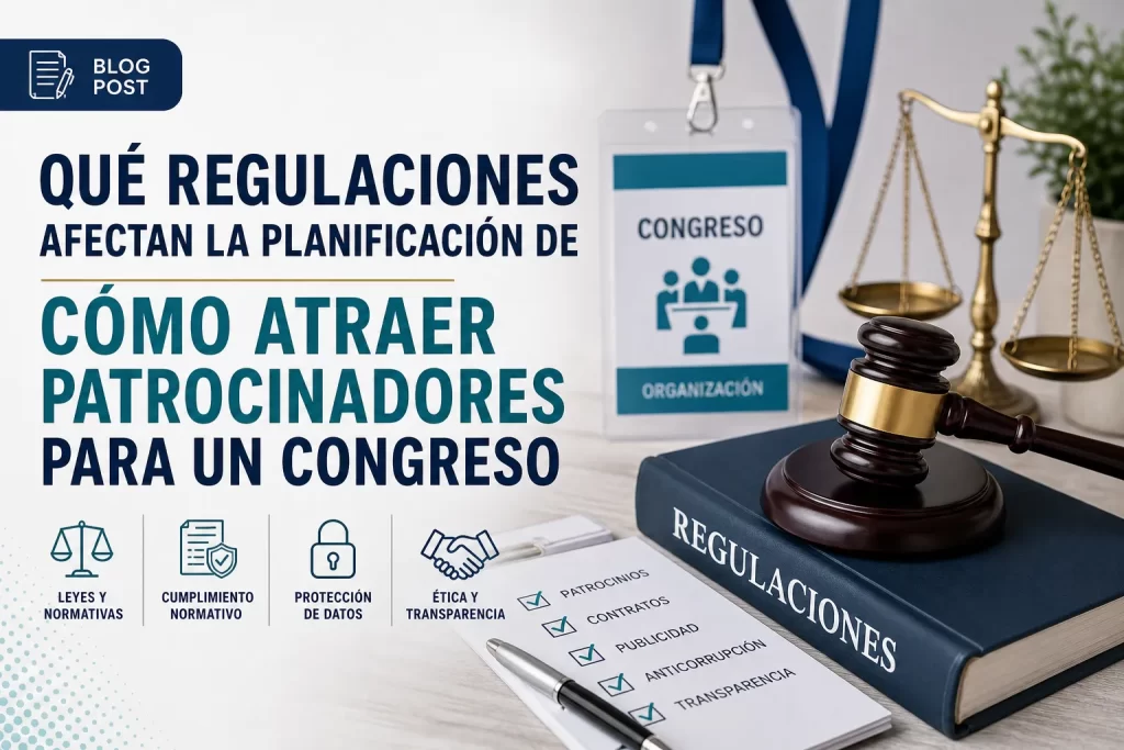 qué regulaciones afectan la planificación de Cómo atraer patrocinadores para un congreso
