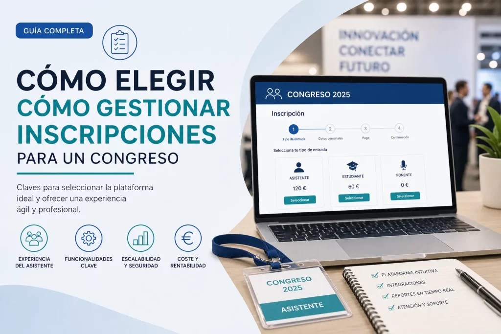 cómo elegir Cómo gestionar inscripciones para un congreso