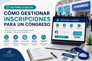 factores clave en Cómo gestionar inscripciones para un congreso