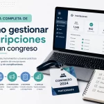 Guía completa de cómo gestionar inscripciones para un congreso: pasos, herramientas y consejos
