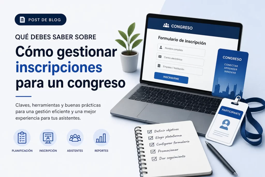 qué debes saber sobre Cómo gestionar inscripciones para un congreso