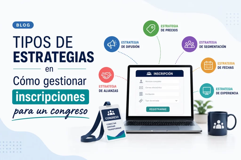 tipos de estrategias en Cómo gestionar inscripciones para un congreso