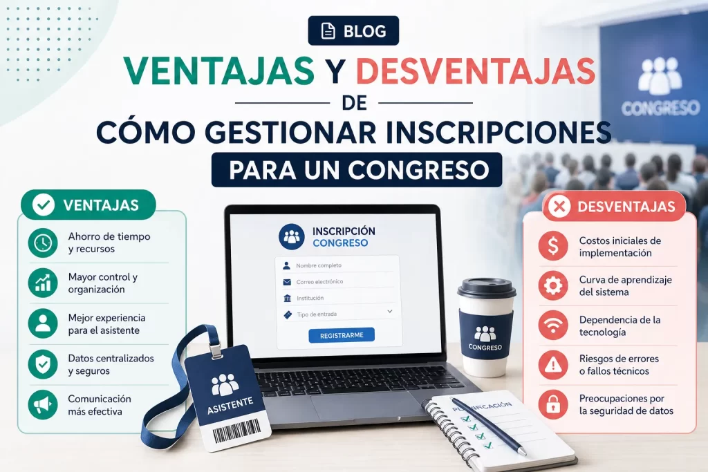ventajas y desventajas de Cómo gestionar inscripciones para un congreso
